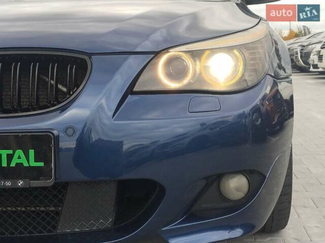 Синий БМВ 5 Серия, объемом двигателя 2.5 л и пробегом 282 тыс. км за 7990 $, фото 5 на Automoto.ua
