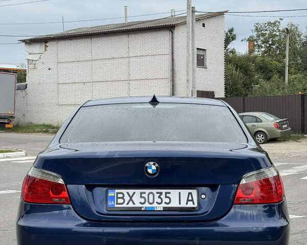 Синий БМВ 5 Серия, объемом двигателя 2.99 л и пробегом 350 тыс. км за 12500 $, фото 3 на Automoto.ua