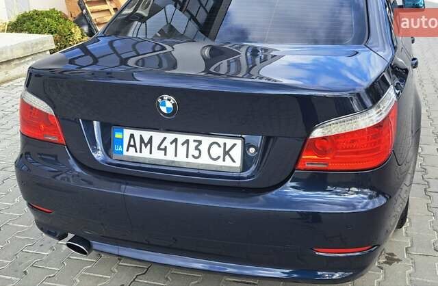 Синий БМВ 5 Серия, объемом двигателя 2 л и пробегом 296 тыс. км за 9200 $, фото 3 на Automoto.ua