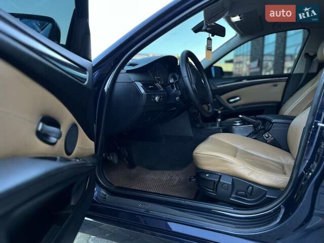 Синий БМВ 5 Серия, объемом двигателя 2 л и пробегом 390 тыс. км за 8250 $, фото 4 на Automoto.ua