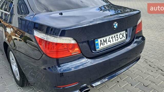 Синий БМВ 5 Серия, объемом двигателя 2 л и пробегом 296 тыс. км за 9200 $, фото 5 на Automoto.ua