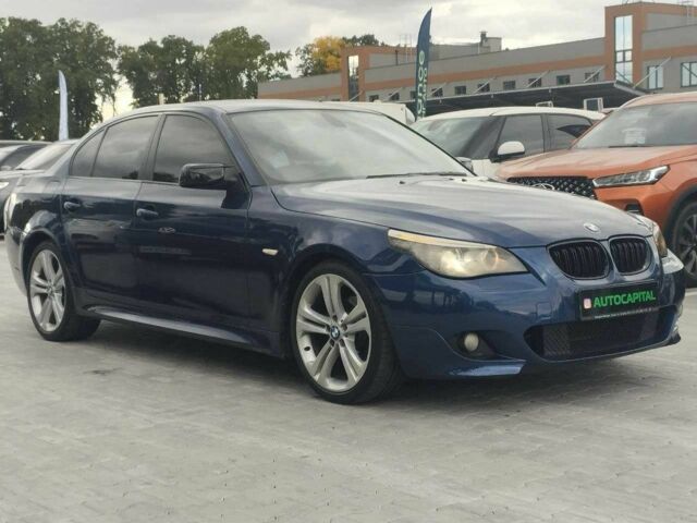 Синий БМВ 5 Серия, объемом двигателя 2.5 л и пробегом 282 тыс. км за 7990 $, фото 2 на Automoto.ua