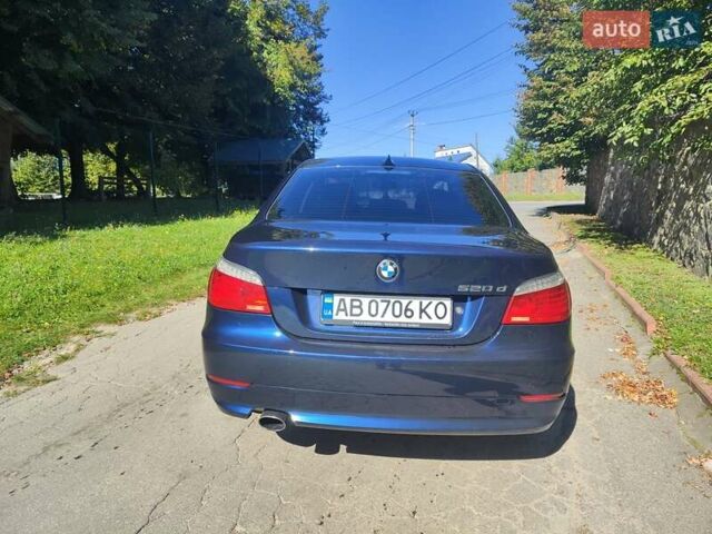 Синий БМВ 5 Серия, объемом двигателя 2 л и пробегом 301 тыс. км за 7700 $, фото 4 на Automoto.ua