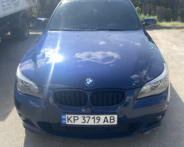 Синій БМВ 5 Серія, об'ємом двигуна 3 л та пробігом 266 тис. км за 10300 $, фото 2 на Automoto.ua