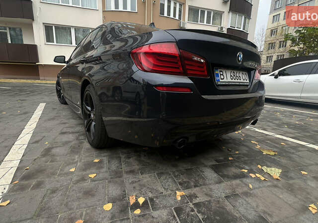 Синий БМВ 5 Серия, объемом двигателя 3 л и пробегом 197 тыс. км за 15500 $, фото 3 на Automoto.ua