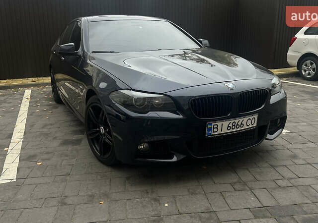 Синий БМВ 5 Серия, объемом двигателя 3 л и пробегом 197 тыс. км за 15500 $, фото 1 на Automoto.ua