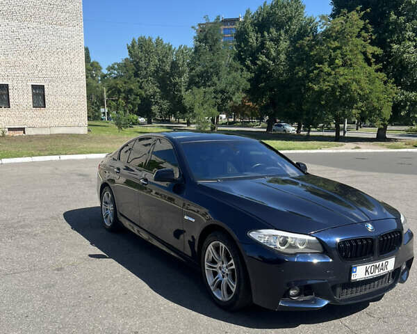 Синий БМВ 5 Серия, объемом двигателя 3.5 л и пробегом 200 тыс. км за 17800 $, фото 2 на Automoto.ua
