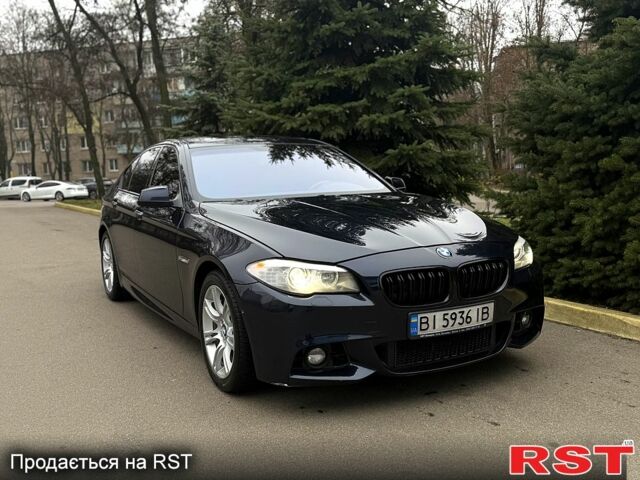 Синій БМВ 5 Серія, об'ємом двигуна 3 л та пробігом 200 тис. км за 17800 $, фото 1 на Automoto.ua