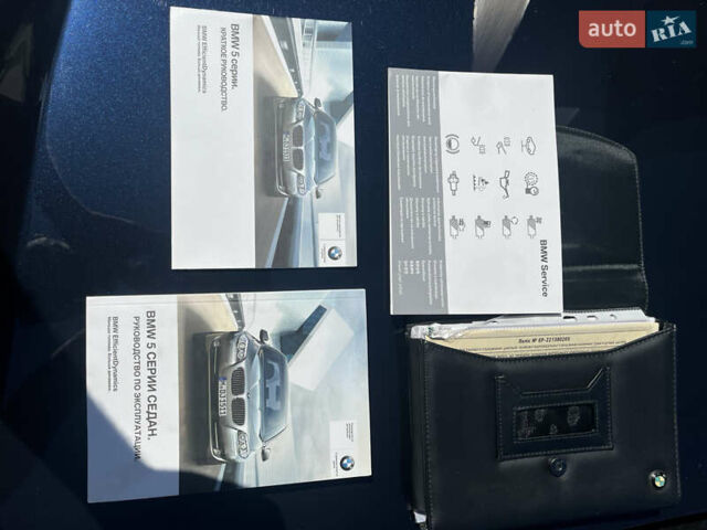 Синий БМВ 5 Серия, объемом двигателя 3.5 л и пробегом 200 тыс. км за 17800 $, фото 22 на Automoto.ua
