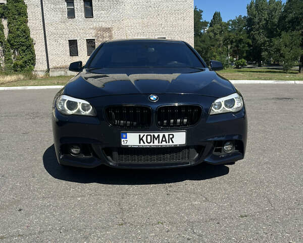 Синий БМВ 5 Серия, объемом двигателя 3.5 л и пробегом 200 тыс. км за 17800 $, фото 1 на Automoto.ua