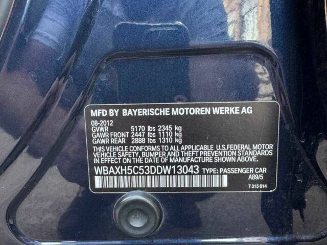 Синий БМВ 5 Серия, объемом двигателя 2 л и пробегом 210 тыс. км за 12999 $, фото 23 на Automoto.ua