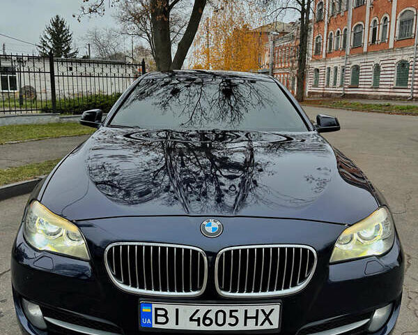 Синий БМВ 5 Серия, объемом двигателя 2 л и пробегом 216 тыс. км за 11999 $, фото 1 на Automoto.ua
