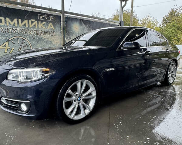 Синий БМВ 5 Серия, объемом двигателя 3 л и пробегом 197 тыс. км за 18800 $, фото 1 на Automoto.ua