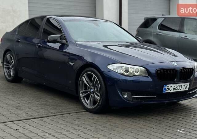 Синій БМВ 5 Серія, об'ємом двигуна 2 л та пробігом 144 тис. км за 15200 $, фото 1 на Automoto.ua