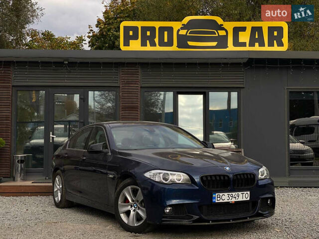 Синій БМВ 5 Серія, об'ємом двигуна 2 л та пробігом 186 тис. км за 13900 $, фото 1 на Automoto.ua
