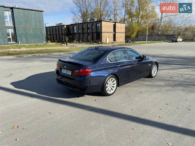 БМВ 5 Серія 2014 у Чернігові на Automoto.ua Синій БМВ 5 Серія, об'ємом двигуна 3 л та пробігом 90 тис. км за 28900 $, фото 4 на Automoto.ua