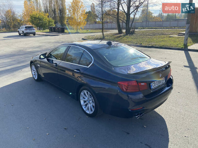 БМВ 5 Серія 2014 у Чернігові на Automoto.ua Синій БМВ 5 Серія, об'ємом двигуна 3 л та пробігом 90 тис. км за 28900 $, фото 8 на Automoto.ua