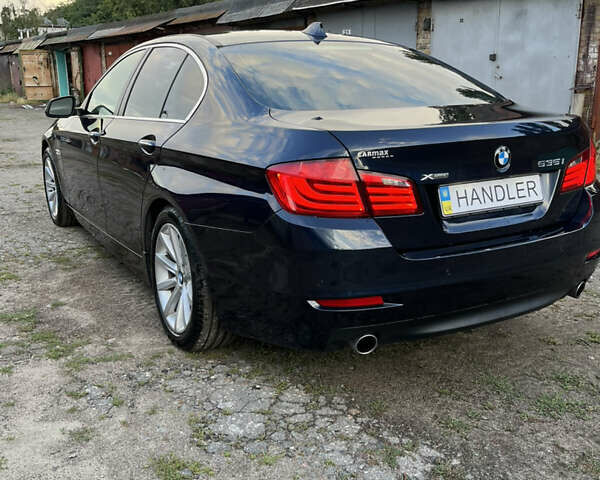 Синій БМВ 5 Серія, об'ємом двигуна 3 л та пробігом 94 тис. км за 15999 $, фото 7 на Automoto.ua