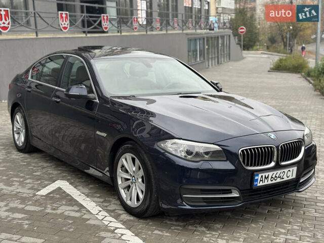 Синий БМВ 5 Серия, объемом двигателя 2 л и пробегом 218 тыс. км за 16900 $, фото 6 на Automoto.ua