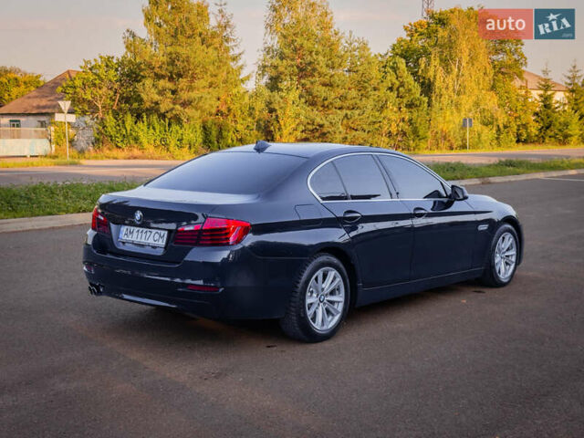 Синий БМВ 5 Серия, объемом двигателя 2 л и пробегом 140 тыс. км за 18300 $, фото 3 на Automoto.ua