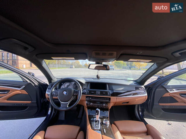 БМВ 5 Серія 2014 у Чернігові на Automoto.ua Синій БМВ 5 Серія, об'ємом двигуна 3 л та пробігом 90 тис. км за 28900 $, фото 32 на Automoto.ua