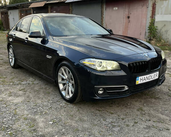 Синій БМВ 5 Серія, об'ємом двигуна 3 л та пробігом 94 тис. км за 15999 $, фото 2 на Automoto.ua