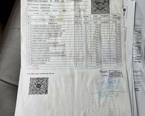 Синій БМВ 5 Серія, об'ємом двигуна 2 л та пробігом 115 тис. км за 18000 $, фото 54 на Automoto.ua