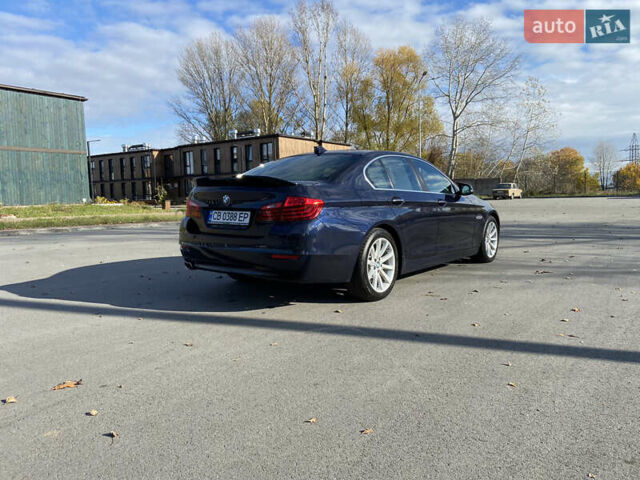 БМВ 5 Серія 2014 у Чернігові на Automoto.ua Синій БМВ 5 Серія, об'ємом двигуна 3 л та пробігом 90 тис. км за 28900 $, фото 5 на Automoto.ua