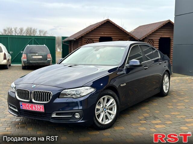 Синий БМВ 5 Серия, объемом двигателя 20 л и пробегом 110 тыс. км за 15900 $, фото 2 на Automoto.ua