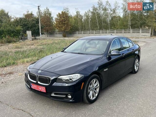 Синій БМВ 5 Серія, об'ємом двигуна 2 л та пробігом 166 тис. км за 13500 $, фото 1 на Automoto.ua