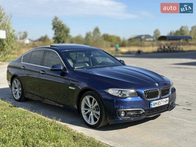 Синий БМВ 5 Серия, объемом двигателя 2.98 л и пробегом 183 тыс. км за 15500 $, фото 13 на Automoto.ua