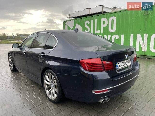 Синий БМВ 5 Серия, объемом двигателя 2 л и пробегом 295 тыс. км за 16300 $, фото 3 на Automoto.ua