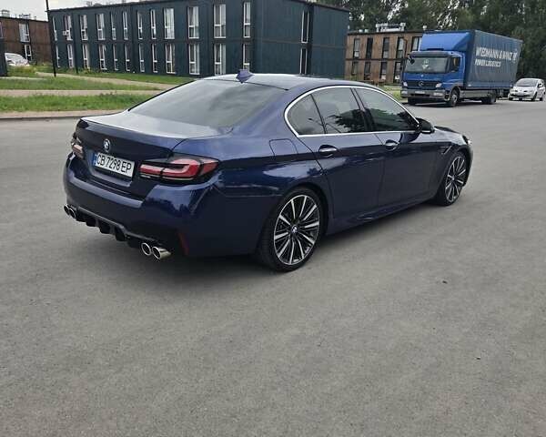 Синий БМВ 5 Серия, объемом двигателя 2 л и пробегом 103 тыс. км за 20700 $, фото 4 на Automoto.ua