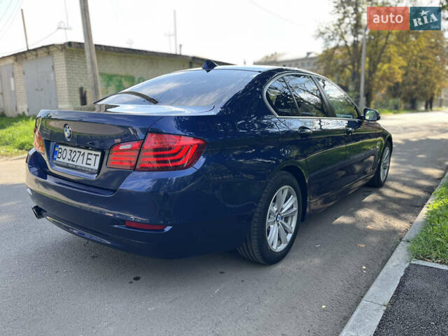 Синий БМВ 5 Серия, объемом двигателя 2 л и пробегом 131 тыс. км за 16800 $, фото 4 на Automoto.ua
