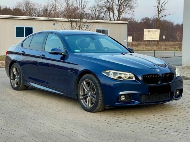 Синий БМВ 5 Серия, объемом двигателя 3 л и пробегом 125 тыс. км за 15200 $, фото 1 на Automoto.ua
