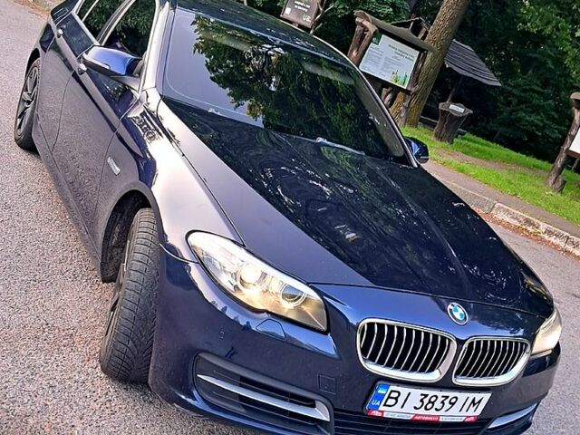 Синий БМВ 5 Серия, объемом двигателя 2 л и пробегом 245 тыс. км за 19900 $, фото 1 на Automoto.ua