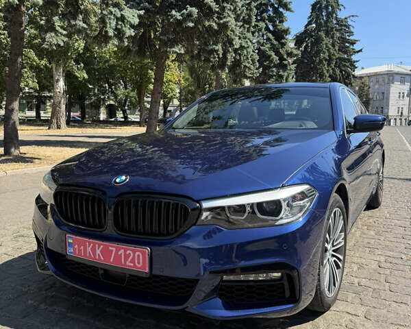 Синій БМВ 5 Серія, об'ємом двигуна 3 л та пробігом 144 тис. км за 31000 $, фото 1 на Automoto.ua
