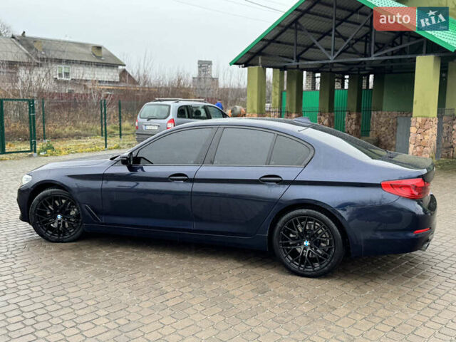 Синий БМВ 5 Серия, объемом двигателя 2 л и пробегом 81 тыс. км за 26500 $, фото 2 на Automoto.ua
