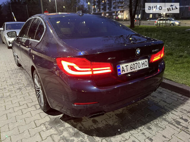 Синій БМВ 5 Серія, об'ємом двигуна 3 л та пробігом 100 тис. км за 32300 $, фото 4 на Automoto.ua