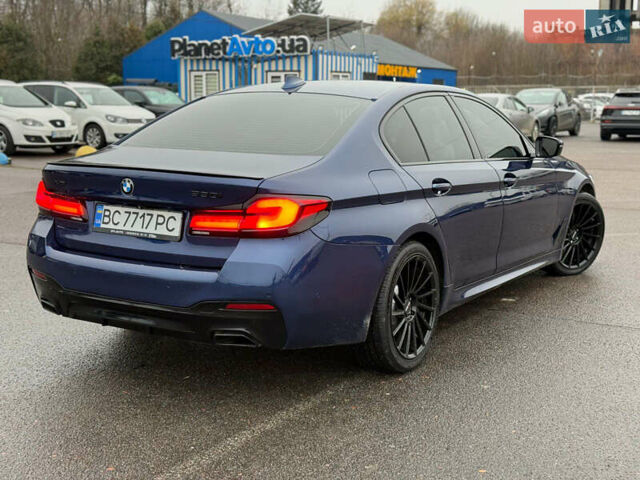 Синій БМВ 5 Серія, об'ємом двигуна 2 л та пробігом 122 тис. км за 26500 $, фото 1 на Automoto.ua