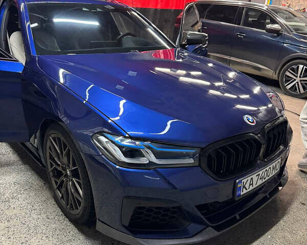 Синий БМВ 5 Серия, объемом двигателя 2 л и пробегом 104 тыс. км за 29900 $, фото 3 на Automoto.ua