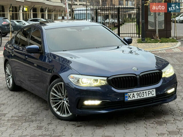 Синій БМВ 5 Серія, об'ємом двигуна 2 л та пробігом 205 тис. км за 22500 $, фото 1 на Automoto.ua