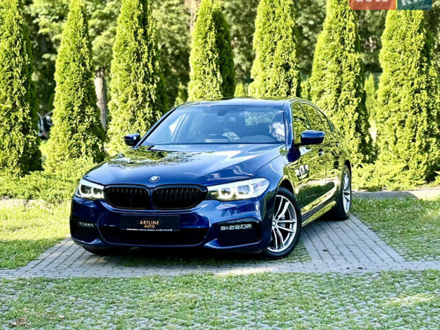 Синий БМВ 5 Серия, объемом двигателя 2 л и пробегом 146 тыс. км за 33300 $, фото 1 на Automoto.ua