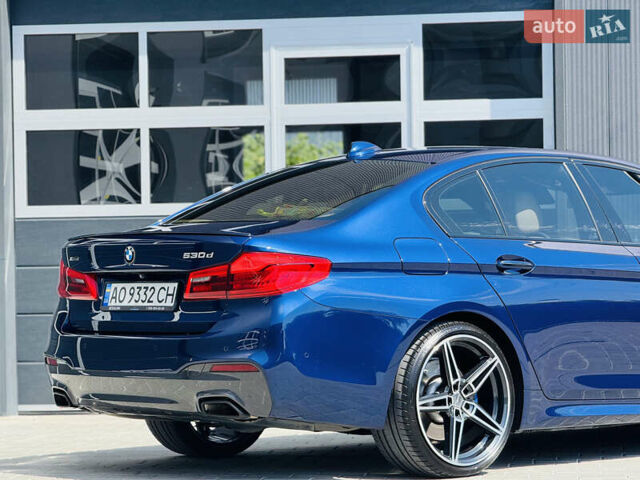 Синий БМВ 5 Серия, объемом двигателя 3 л и пробегом 100 тыс. км за 38750 $, фото 1 на Automoto.ua