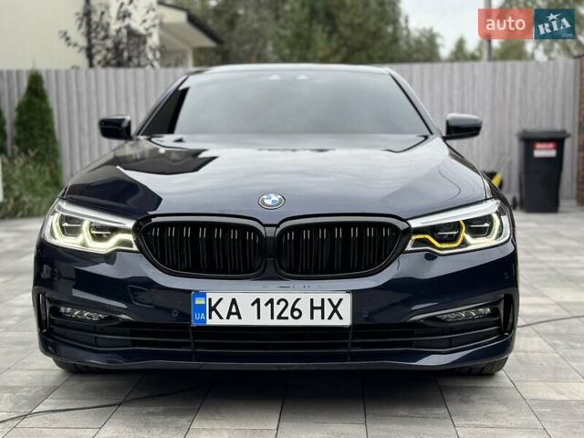 Синий БМВ 5 Серия, объемом двигателя 2.99 л и пробегом 217 тыс. км за 35200 $, фото 1 на Automoto.ua