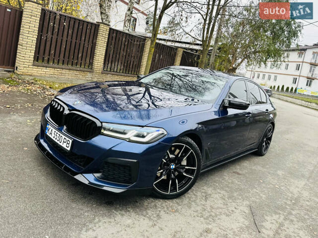 Синій БМВ 5 Серія, об'ємом двигуна 3 л та пробігом 170 тис. км за 37700 $, фото 1 на Automoto.ua