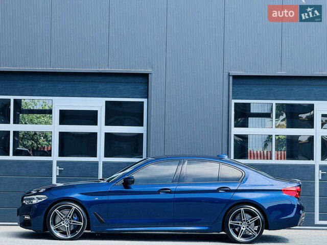 Синий БМВ 5 Серия, объемом двигателя 3 л и пробегом 100 тыс. км за 38750 $, фото 3 на Automoto.ua