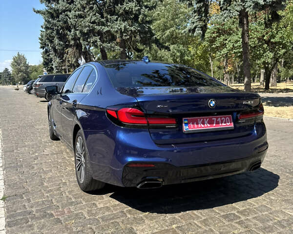 Синій БМВ 5 Серія, об'ємом двигуна 3 л та пробігом 144 тис. км за 31000 $, фото 6 на Automoto.ua