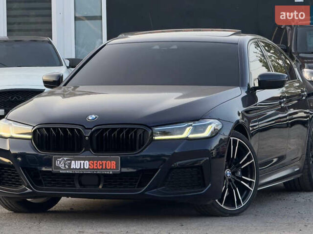 Синий БМВ 5 Серия, объемом двигателя 3 л и пробегом 138 тыс. км за 39500 $, фото 1 на Automoto.ua