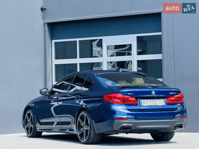 Синий БМВ 5 Серия, объемом двигателя 3 л и пробегом 100 тыс. км за 38750 $, фото 2 на Automoto.ua